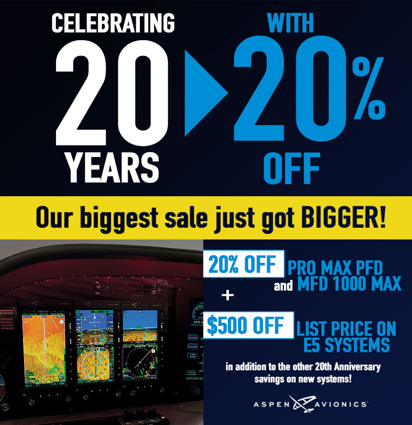 Save $2000 on Pro Map  plus 20 percent or more off new Evolution Systems!