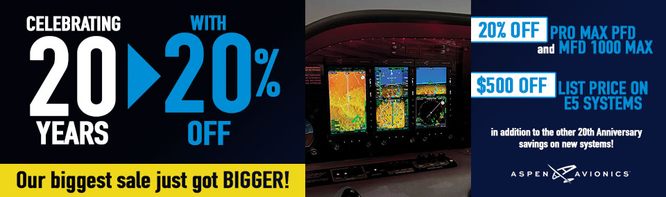 Save $2000 on Pro Map  plus 20 percent or more off new Evolution Systems!